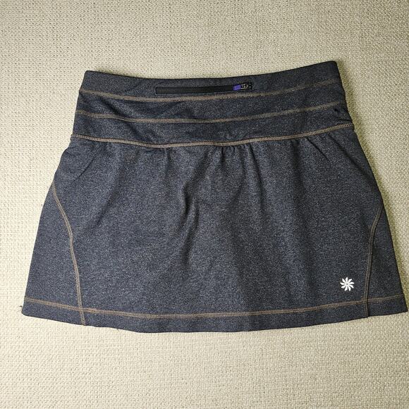 Athleta Heathered Gray Athletic Skorts Size Small - Picture 2 of 9
